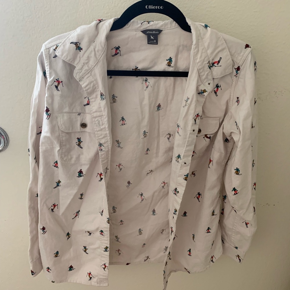 Eddie Bauer snowboarding button down